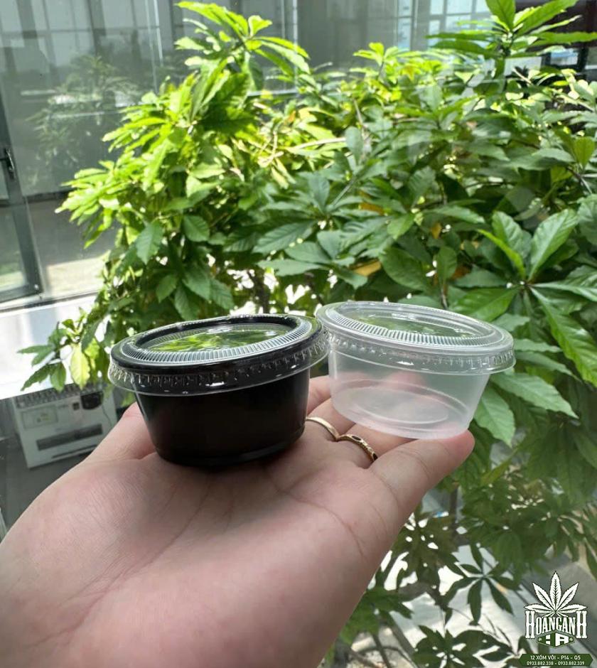 Hộp đựng sốt 2oz Đen