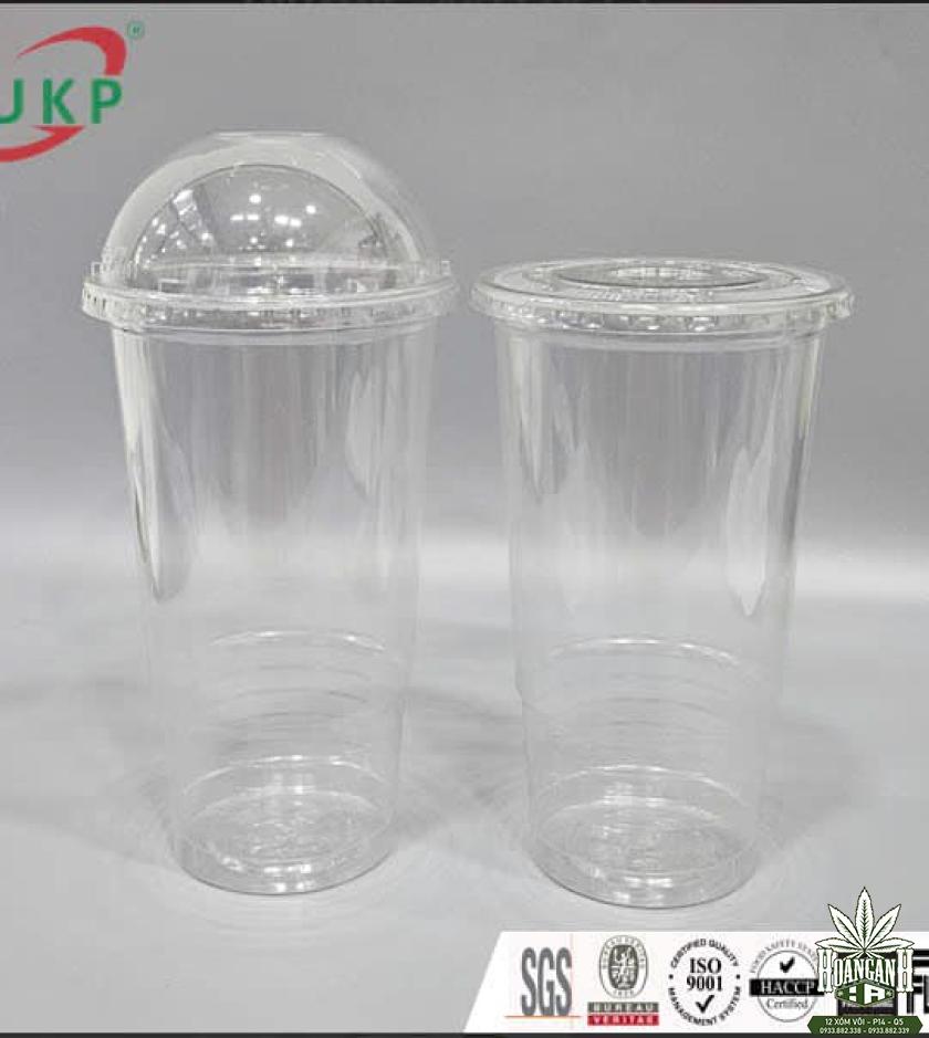 Ly pet nắp cầu, nắp phẳng