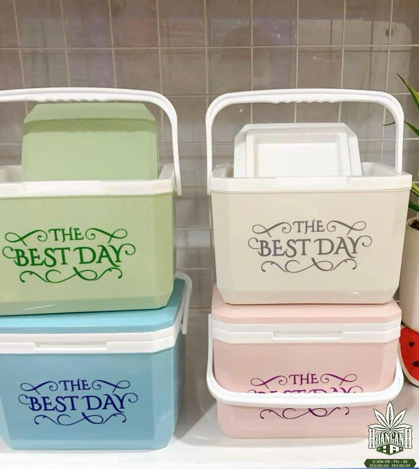 Thùng đá 1L5, Thùng trà sữa 1L5 the Best Day